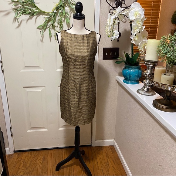 Vintage LoisSnyder Dani Max Petite Rust Midi Dress - Picture 2 of 12